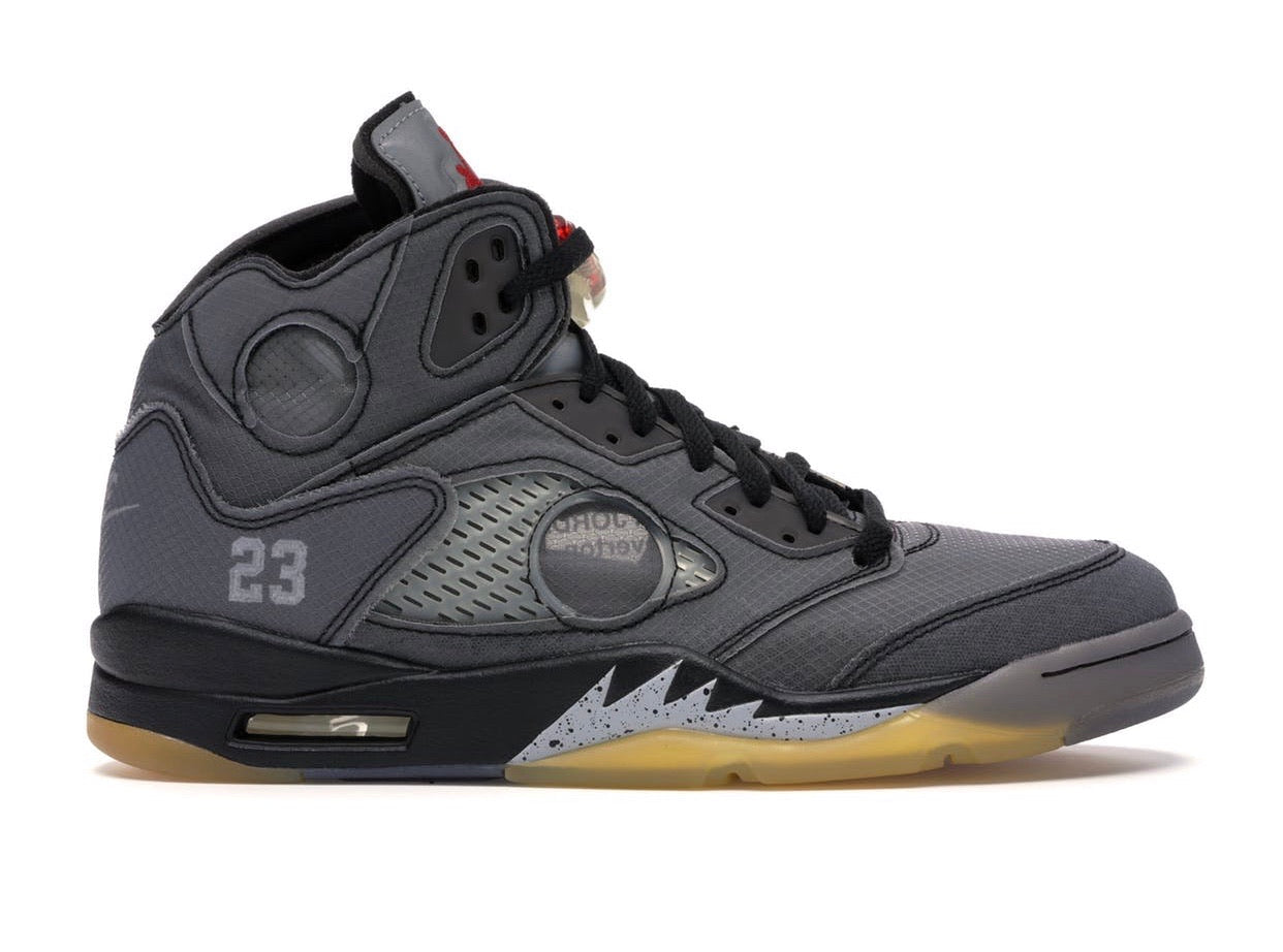 JORDAN RETRO 5 OFF WHITE “BLACK”